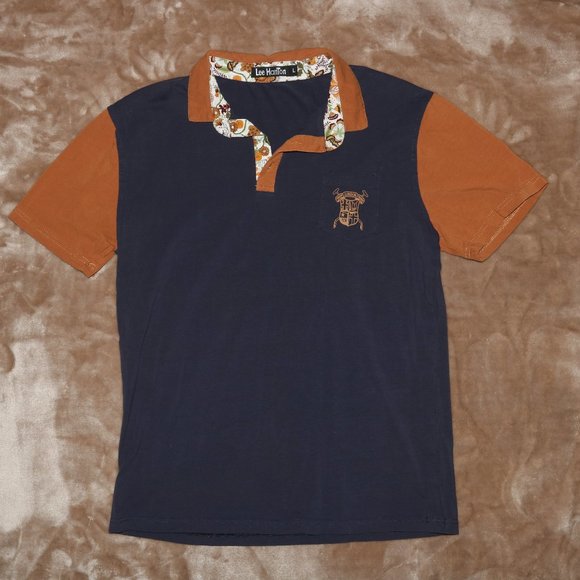 Lee Hanton London Fashion Polo Shirt - Length 25 - Shoulders 18 - Arm Pits 19 - Picture 1 of 5
